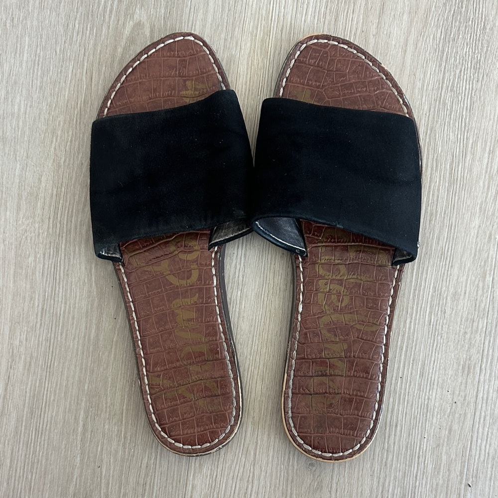 Sam Edelman Black Slide Sandals